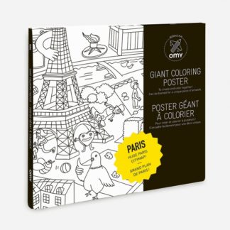 Poster géant à colorier Paris – Boutique Glück