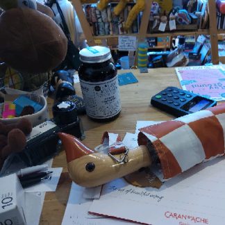 PARAPLUIE BERLINGOT CARAMEL ORIGINAL DUCKHEAD