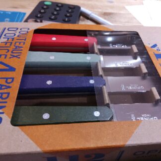 COFFRET 4 COUTEAUX OFFICE COULEUR PAYSAGE OPINEL