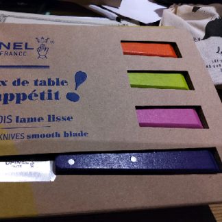COFFRET BON APPÉTIT COUTEAUX TABLE COULEUR POP OPINEL