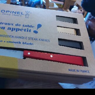 COFFRET BON APPÉTIT COUTEAUX TABLE COULEUR LOFT OPINEL