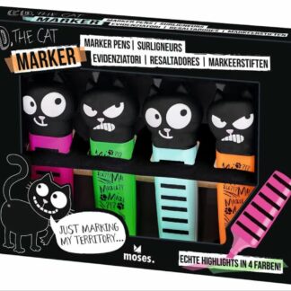 FEUTRES FLUO ED THE CAT MOSES