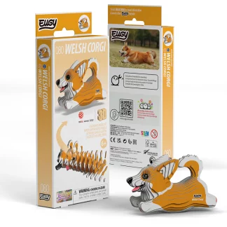 WELSH CORGI PUZZLE 3D COULEUR EUGY