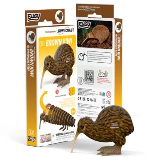 BROWN KIWI PUZZLE 3D EUGY