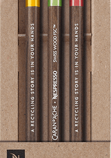 COFFRET CRAYONS GRAPHITES NESPRESSO CARAN D’ACHE