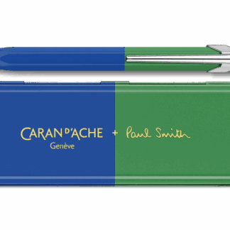 STYLO BILLE 849 PAUL SMITH COBALT BLUE-EMERALD CARAN D’ACHE