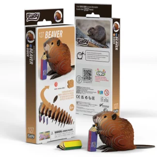 BEAVER PUZZLE 3D COULEUR EUGY
