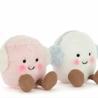 AMUSEABLES TOASTIE PINK AND WHITE MARSHMALLOWS JELLYCAT
