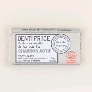 Dentifrice solide bicarbonate , charbon ...MAS DU ROSEAU