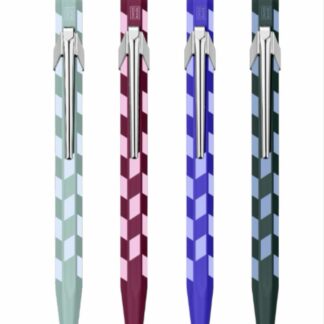 STYLO BILLE 849 MOSAIC BLEU ROI CARAN D’ACHE