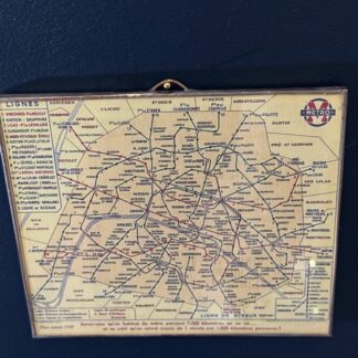 CADREGF PLAN MÉTRO 1939 CRÉATIONS DE MORANE