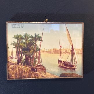 CADRE 10X15 VOILIER SUR LE NIL CRÉATIONS DE MORANE